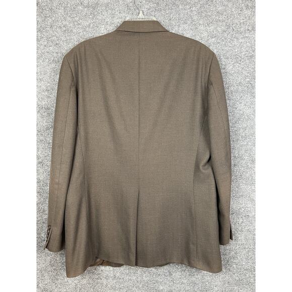Lauren Ralph Lauren Men's Jacket Blazer Coat Size 44L Brown Rayon Blend - Picture 14 of 16